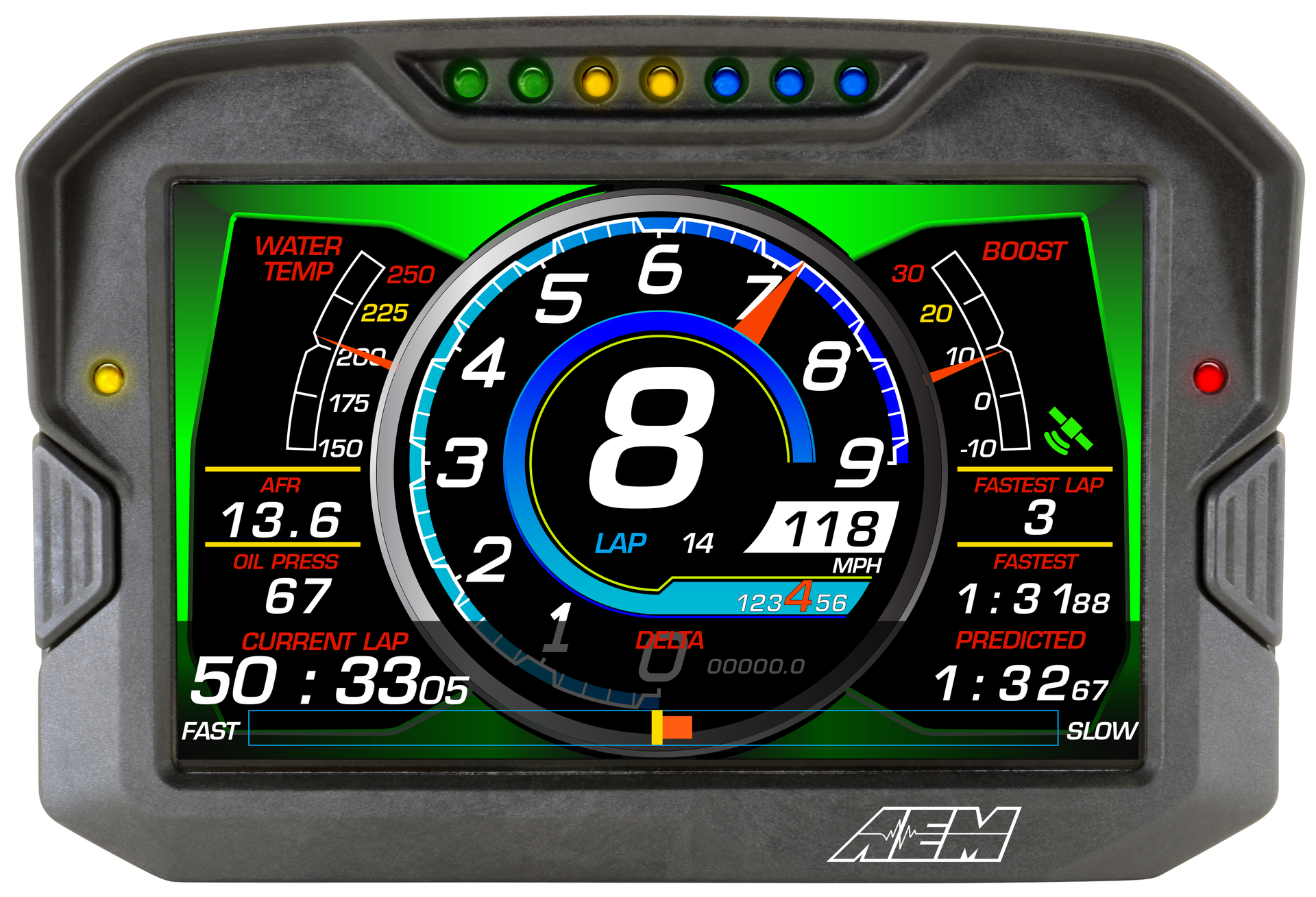 CD-7 Carbon Digital Racing Dash Display AEM