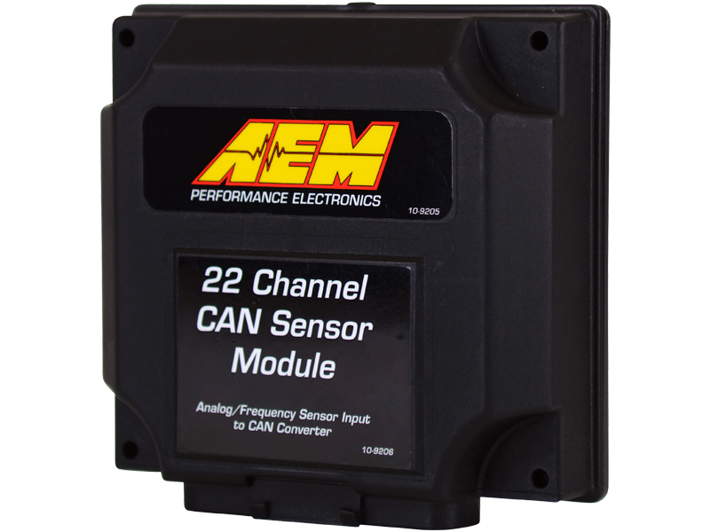 22 channel CAN sensor module for CD Digital Displays AEM 