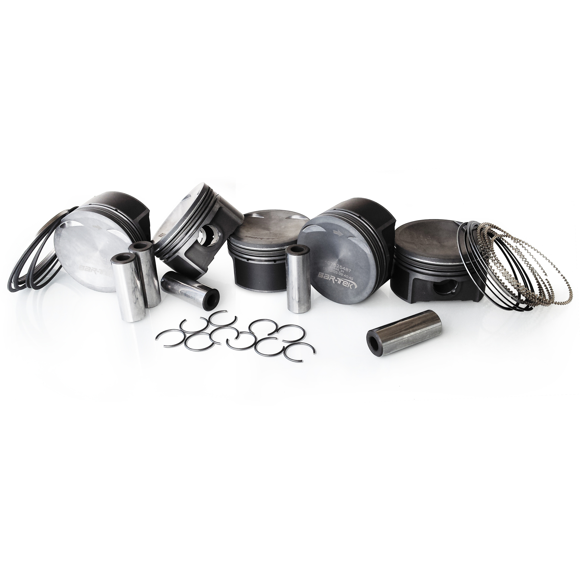  2.5 TFSI Audi RS3 & TTRS pistons forgés- &amp; Kit de bielle en acier Race V2 MAHLE &amp BAR-TEK®