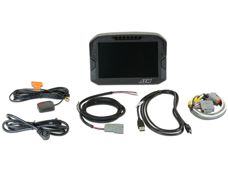 CD-5 Carbon Digital Racing Dash Display GPS & Logger AEM