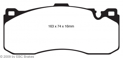 Plaquettes de frein EBC Racing adaptables sur BMW M135i