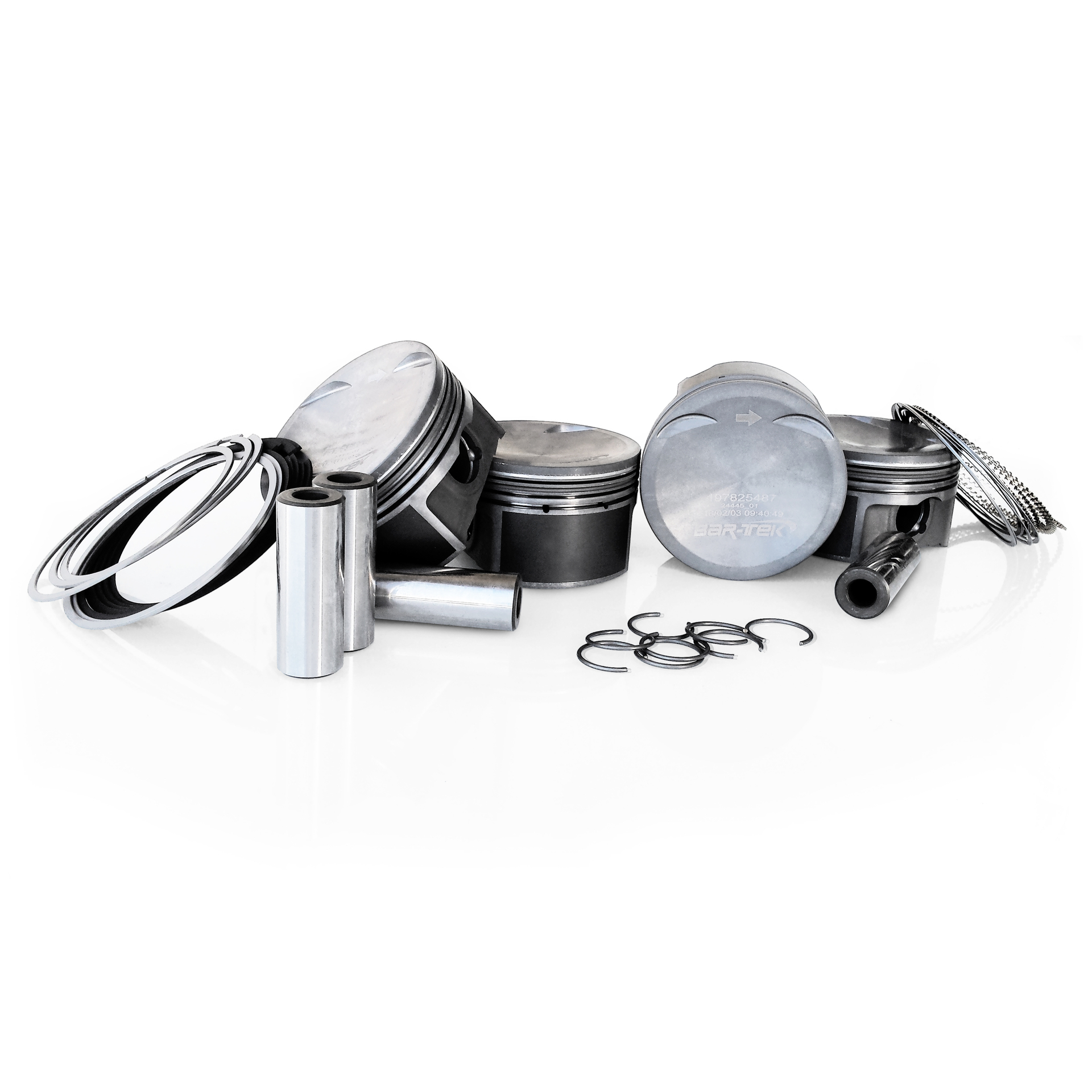  2.0 TSI EA888 pistons forgés- &amp; kit de bielle en acier MAHLE &amp BAR-TEK®