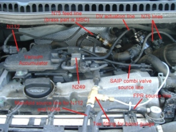 1.8T Widerstandsadapter N249; N75; VVT entfernen