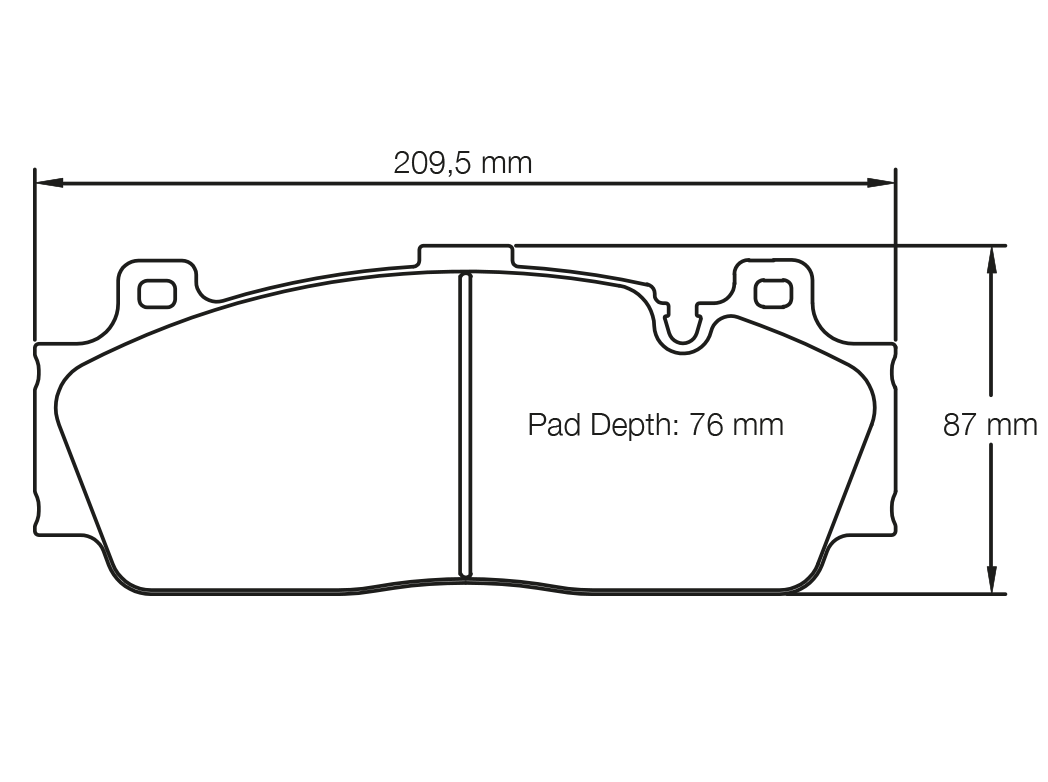 PAGID Racing Bremsbeläge VA 4934 - RSL29 passend für BMW