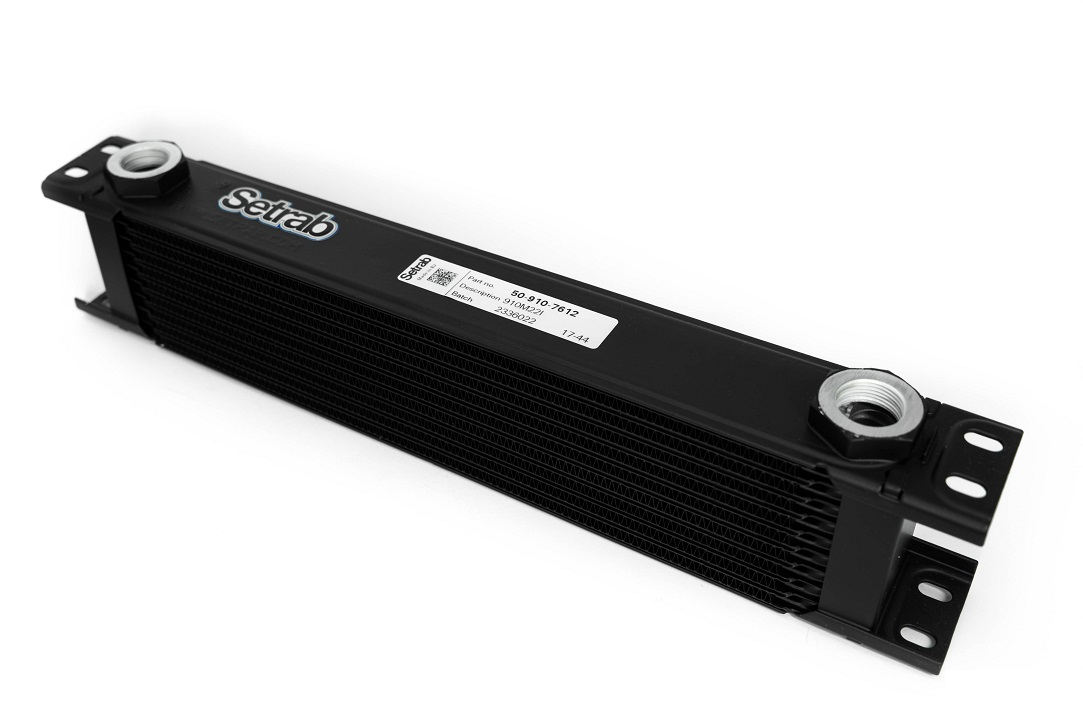 Oil cooler Pro Line Series 9 10 rows 405 x 75 x 50 mm SETRAB