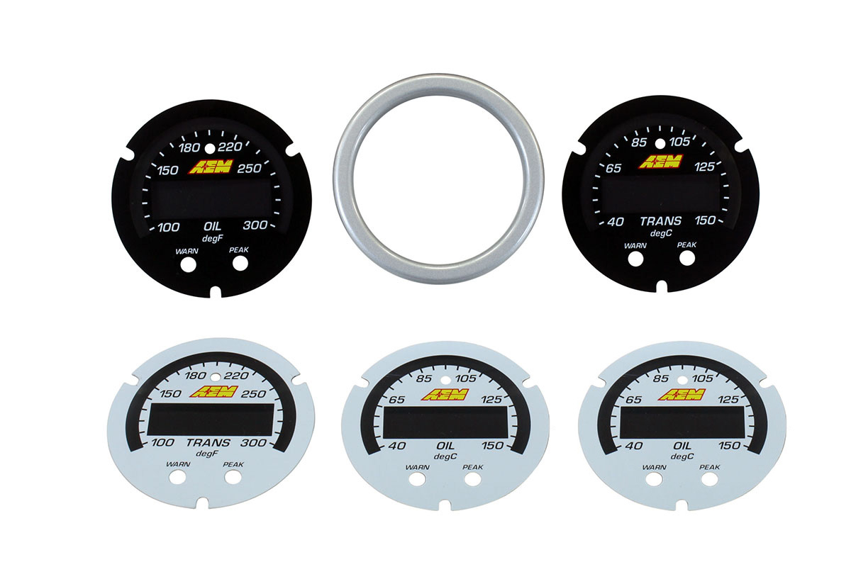 AEM X-Series Kit d'accessoires de transmission d'eau et d'indicateur de température d'huile