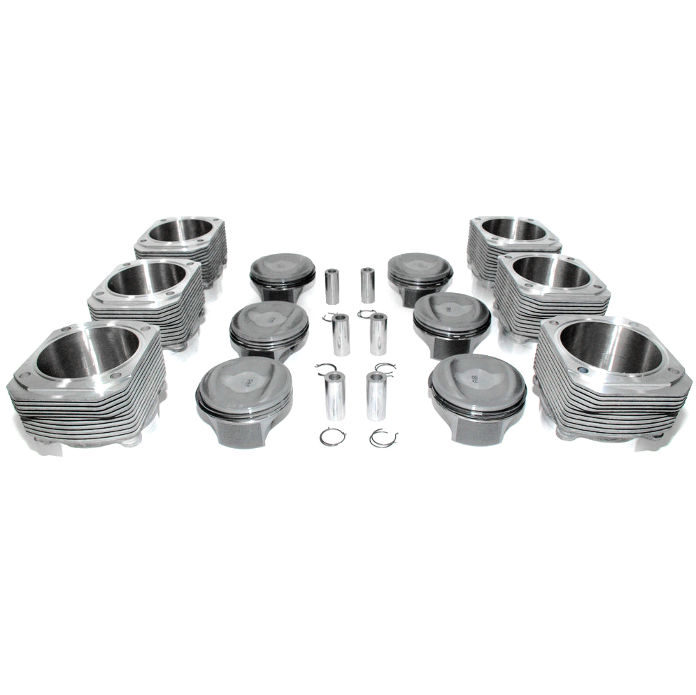 Porsche 964 NA 3.6L à 3.8L pistons forgés-Set Slip-in (Ø107MM ZYL.) MAHLE