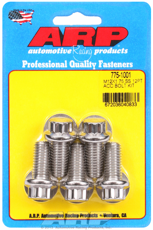 M12 x 1.75 high strenght stainless steel screws ARP