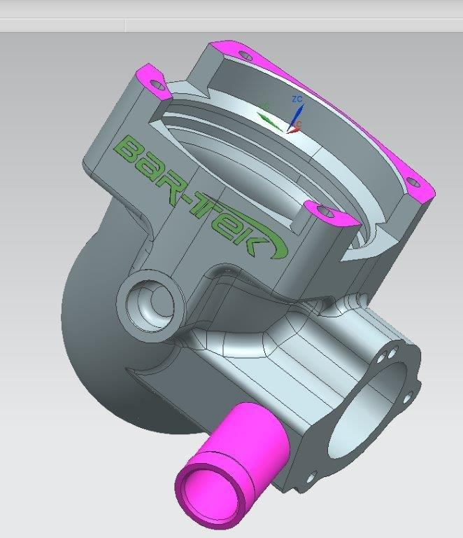 2.5L TFSI Audi RS3 8V &amp; TTRS 8S mise à niveau Elbow/tubulure de papillon des gaz BAR-TEK®