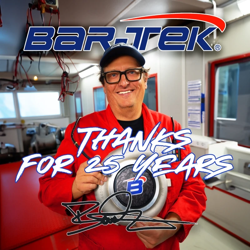 Thanks for 25 years BAR-TEK®