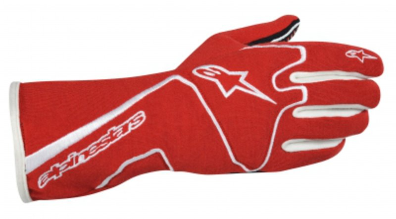 Tech 1 Racing Handschuhe von Alpinestars in rot weiss