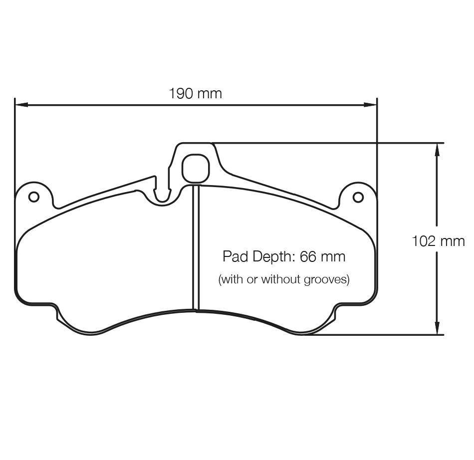 Porsche Racing Plaquettes de frein VA 2707 - RSL29 PAGID