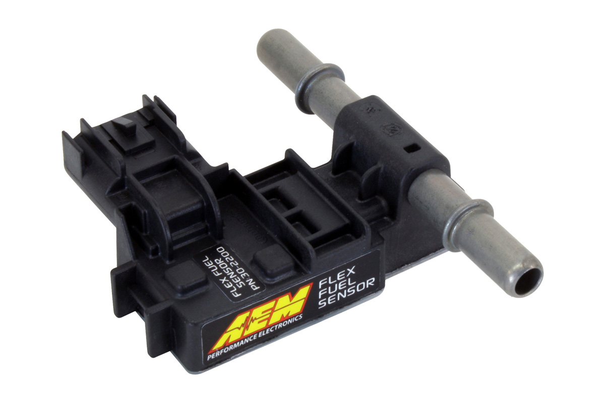 Ethanol content flex fuel sensor kit with 6 AN connections AEM