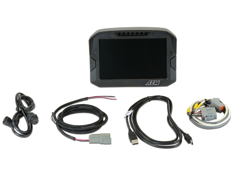 CD-7 Carbon Digital Racing Dash Display Logger AEM