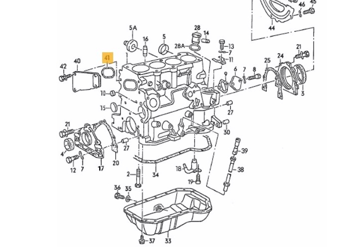 G60 original O-Ring für Wasserkanal am Block