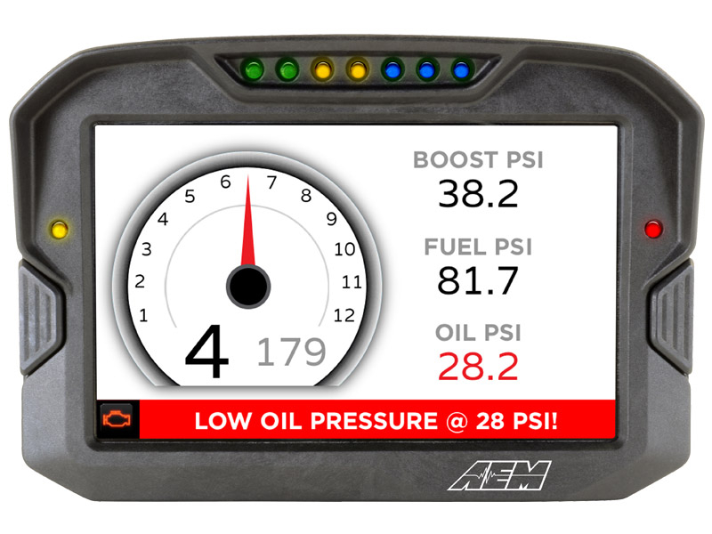 CD-7 Carbon Digital Racing Dash Display AEM