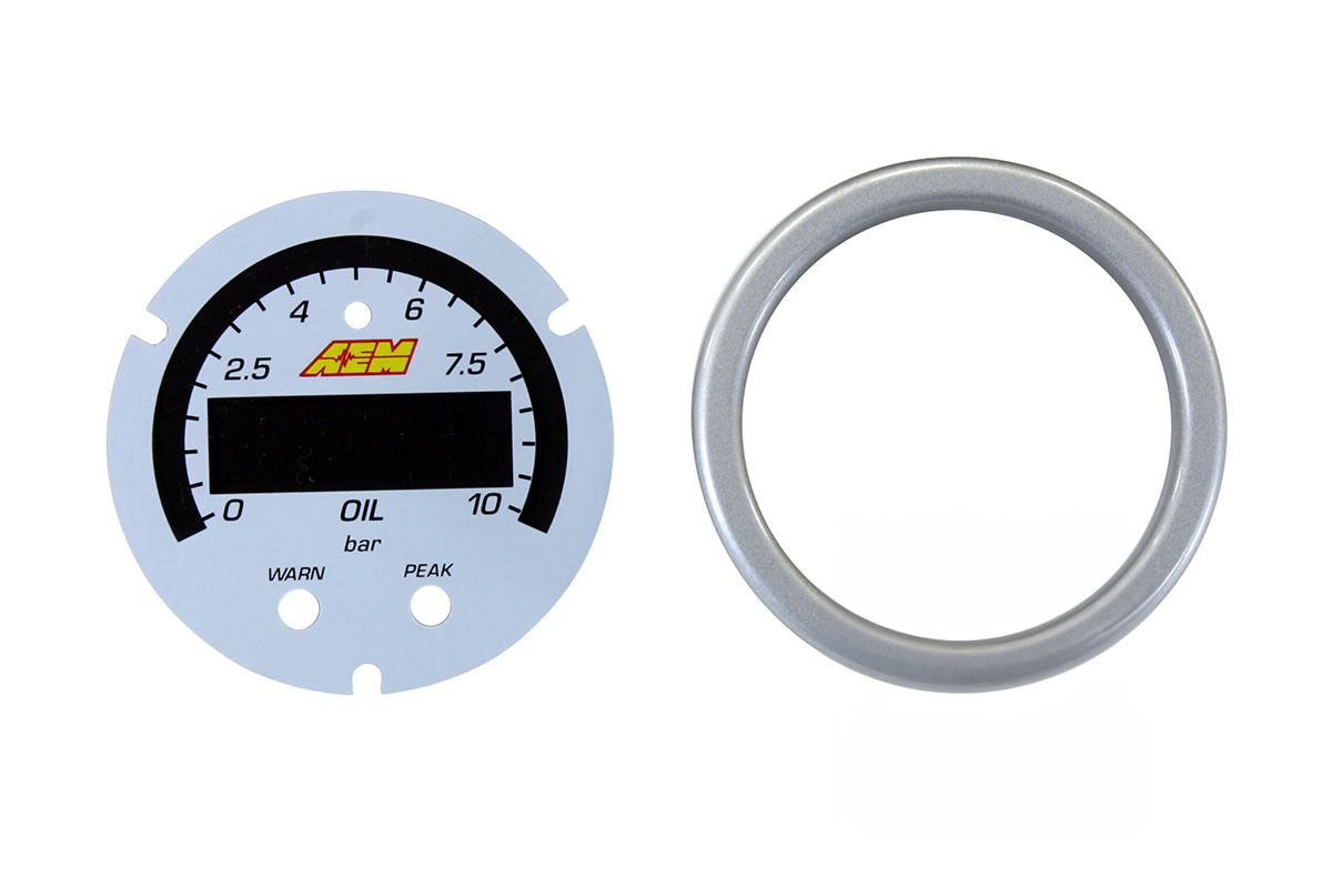 AEM X-Series 10 Bar Öldruckanzeige Zubehoer Kit