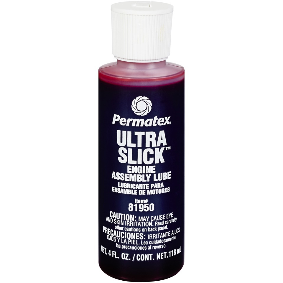 Permatex® Ultra Slick™ Assembly oil for the engine
