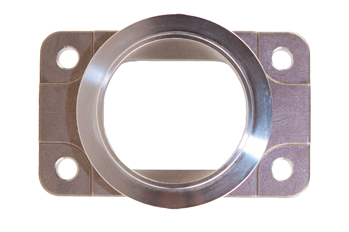 T3 to V-band stainless steel adapter flange