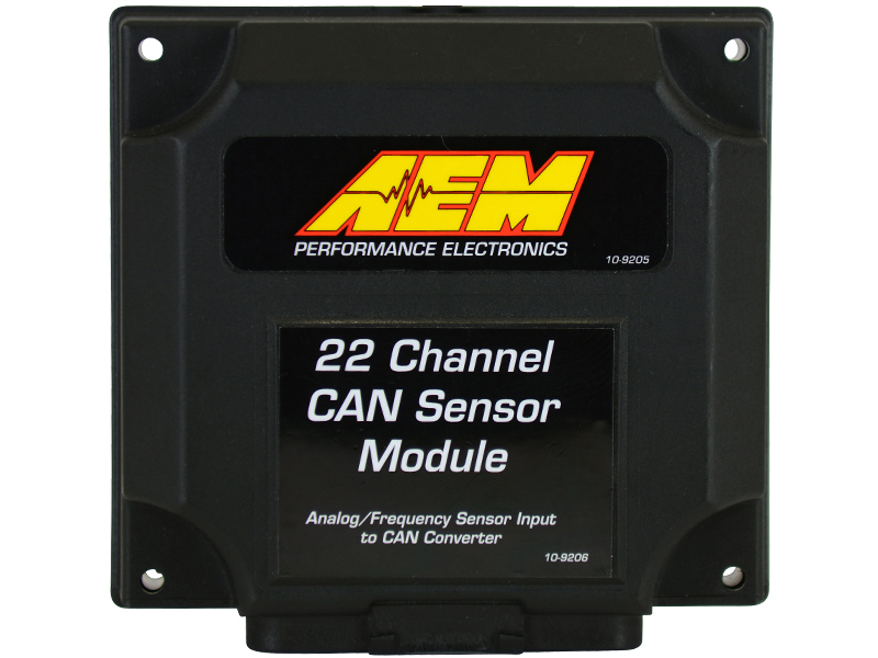 22 channel CAN sensor module for CD Digital Displays AEM 