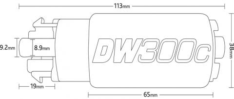 DeatschWerks pompe à carburant DW300C Universel