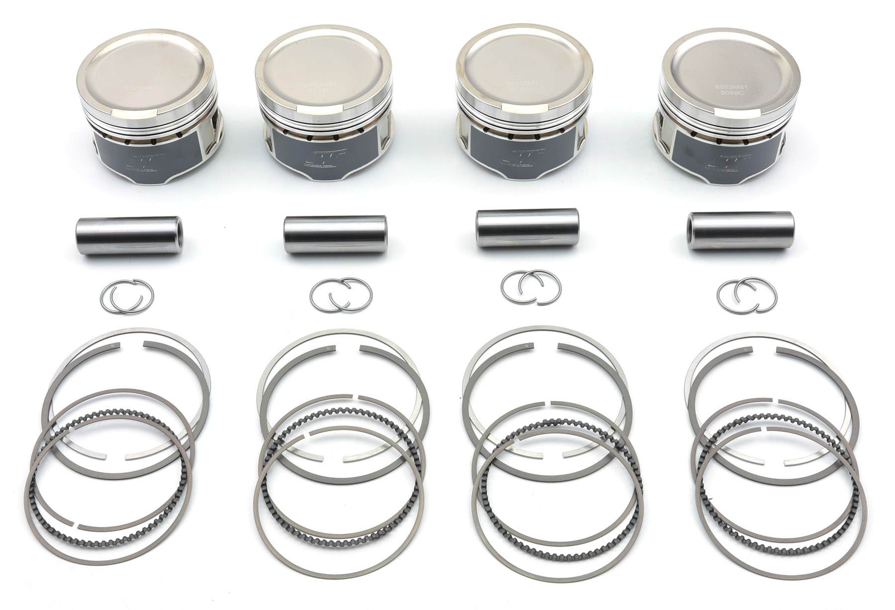 Wiseco forged piston set suitable for Hyundai i30N/Veloster