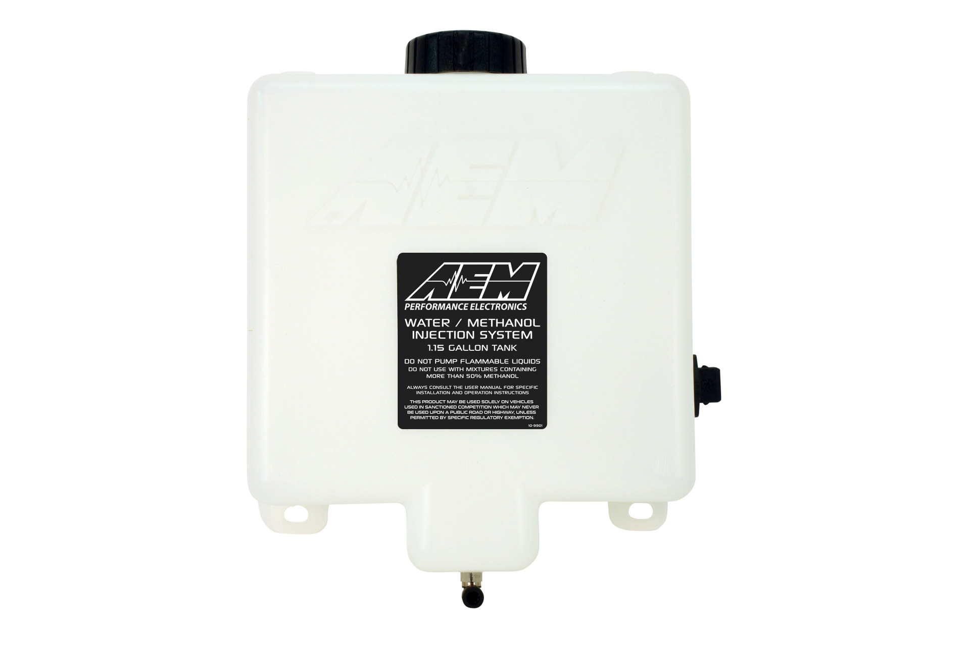 Water-Methanol Injection 1.15 Gallon Tank Kit with Liquid Level Sensor AEM