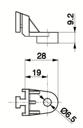 Equerre de fixation universelle SPAL