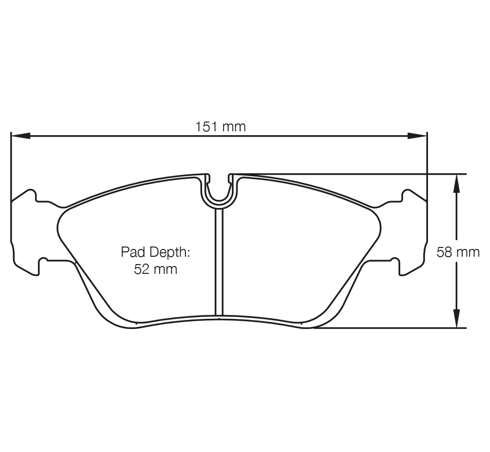 Plaquettes de frein PAGID Racing VA 2180 - RSL29 adaptables sur BMW